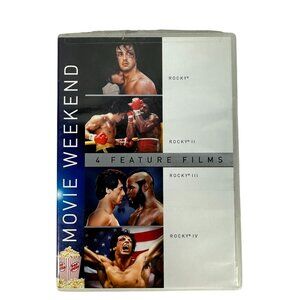 Rocky Collection Movie Weekend 4 Feature Films Sylvester Stallone DVD MGM